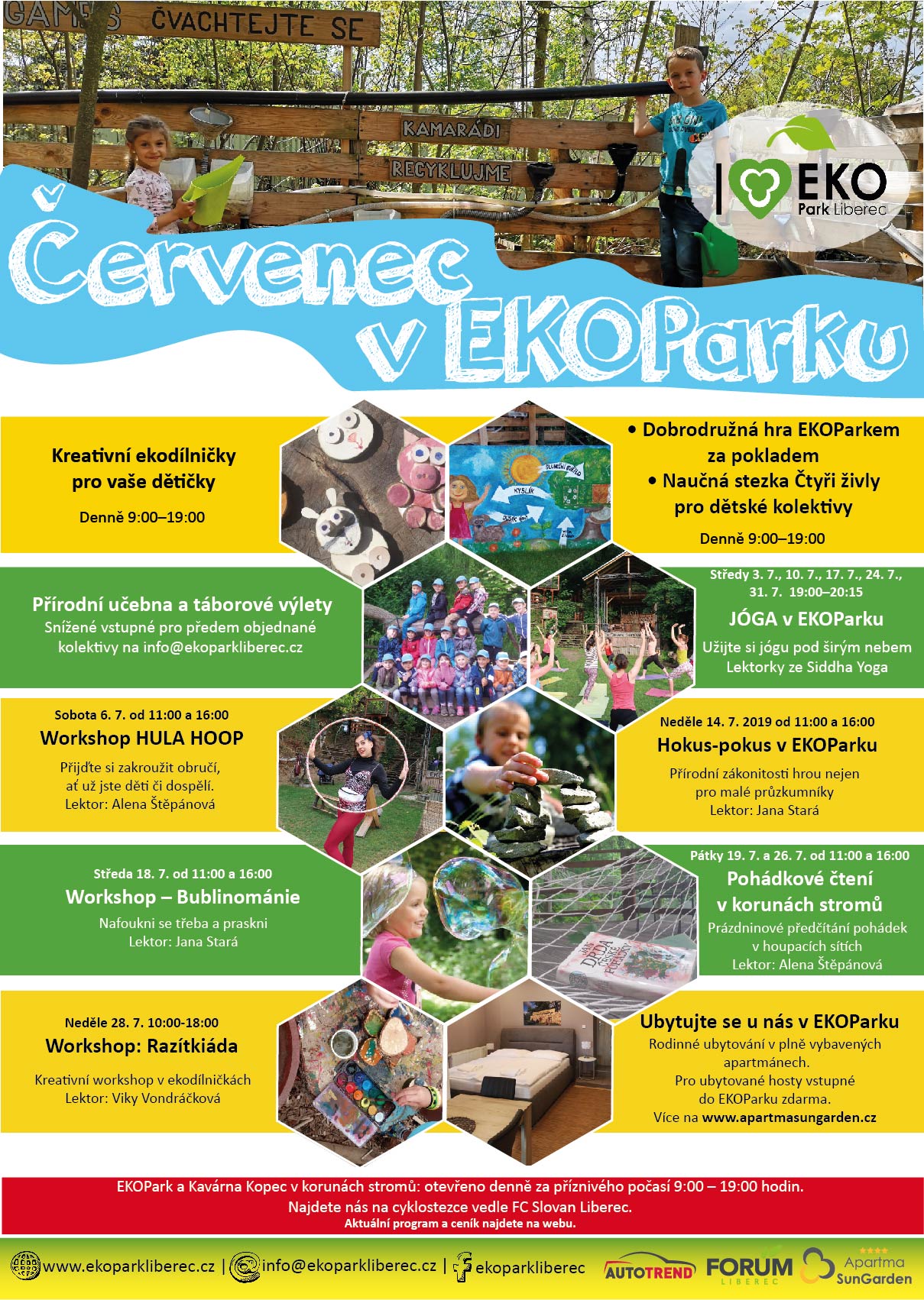 ČERVENEC v EKOParku