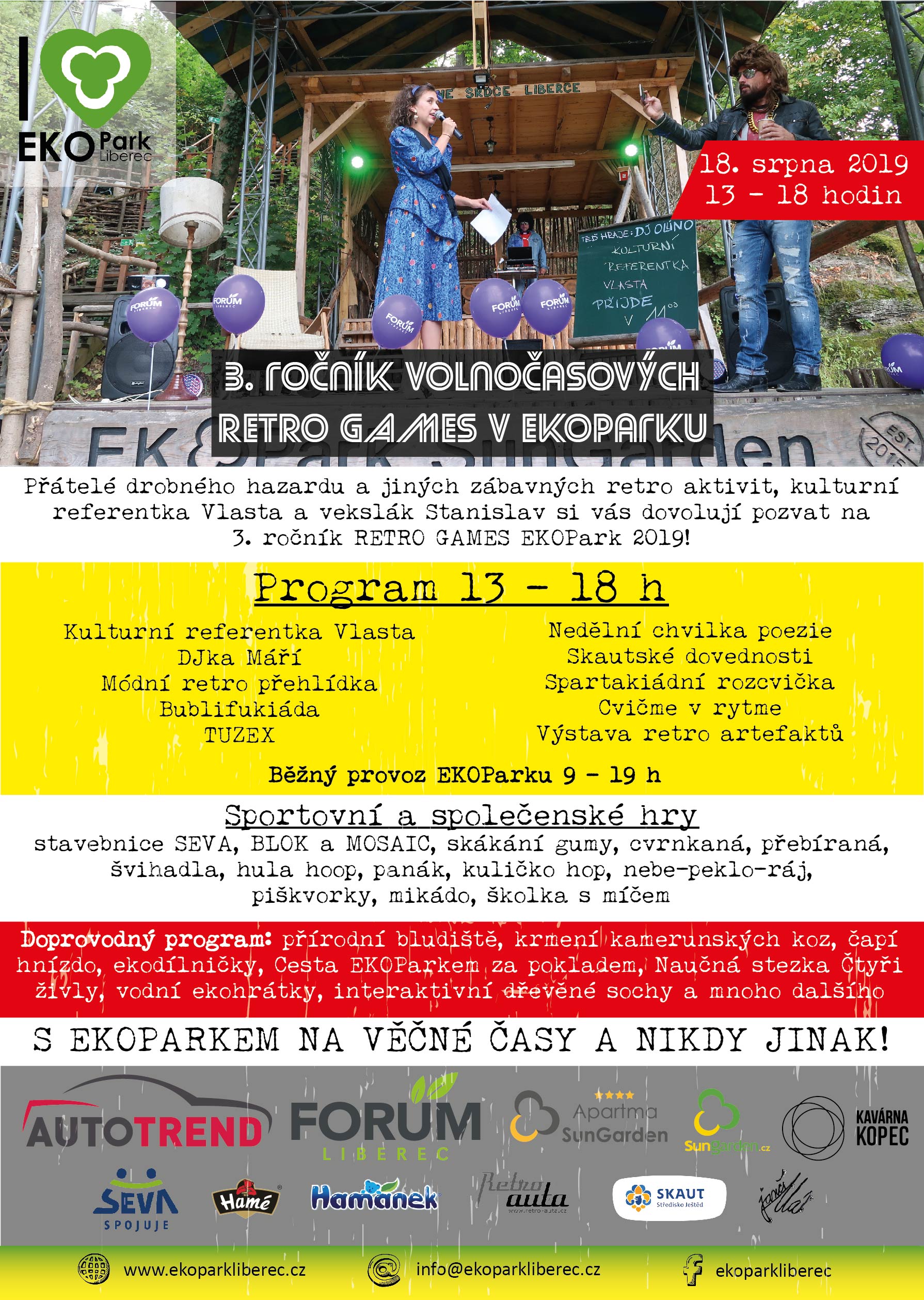 3. ročník RETRO GAMES v našem EKOParku