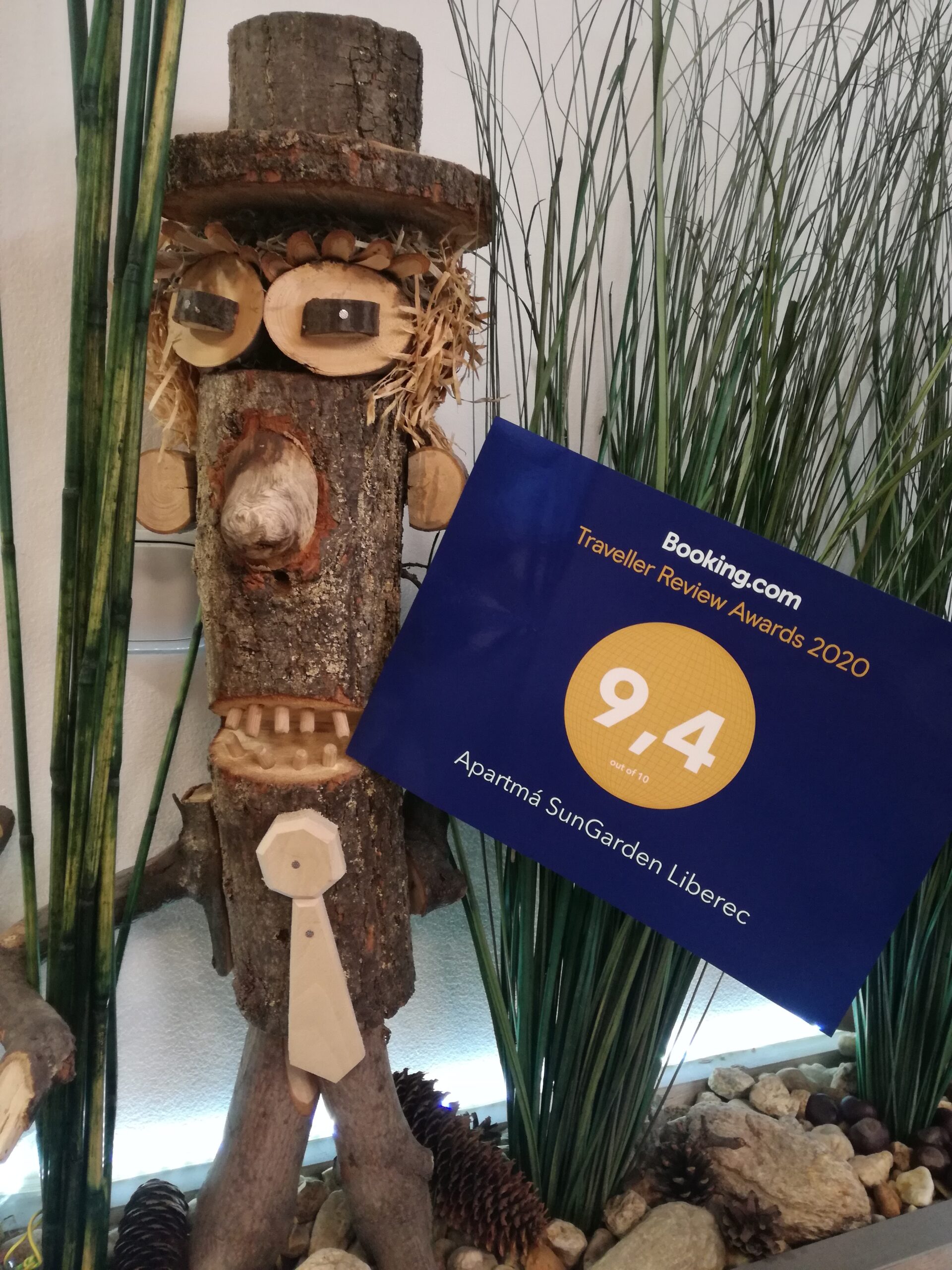 Skvělé hodnocení 9,4 na Bookingu