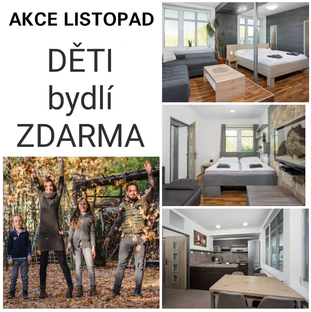 AKCE LISTOPAD – DĚTI BYDLÍ ZDARMA