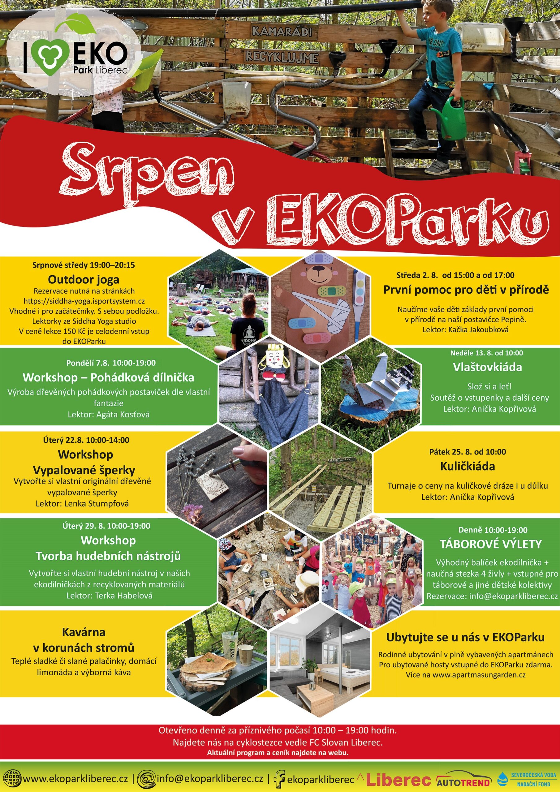 SRPEN v EKOParku! – otevřeno každý den od 10:00 do 19:00