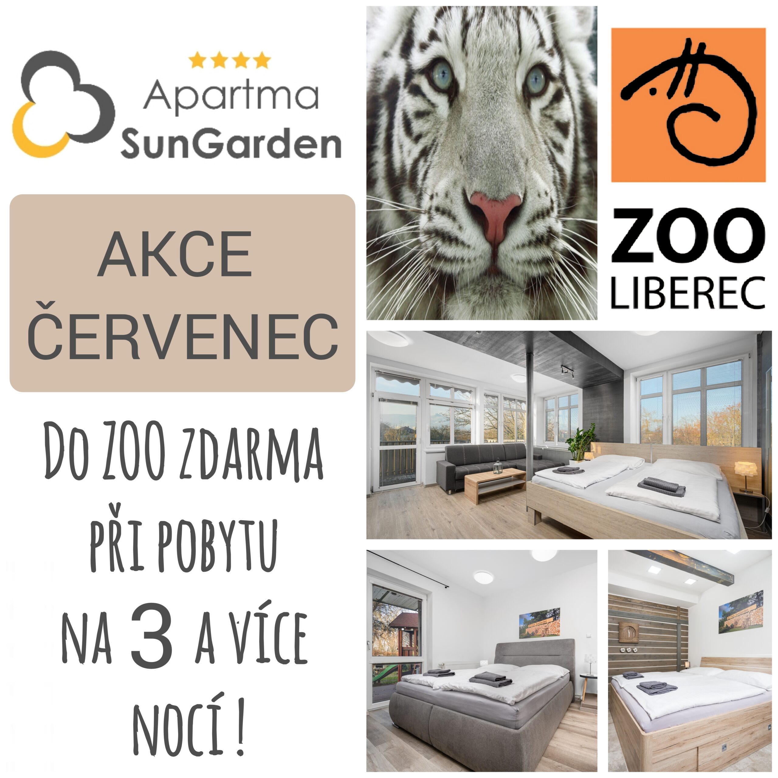 AKCE červenec 2024  –  zdarma do ZOO Liberec